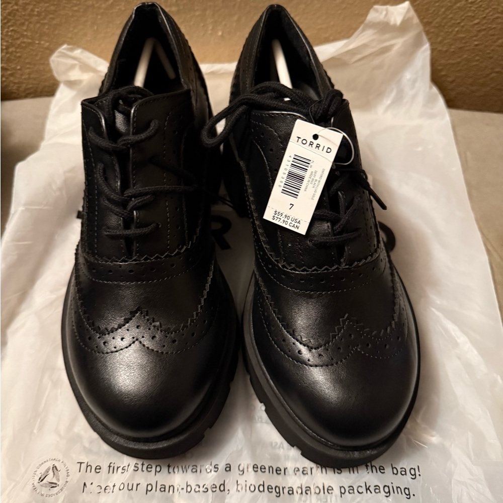 Torrid Black Oxford Shoes